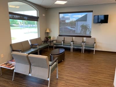 Wichita office — reception area